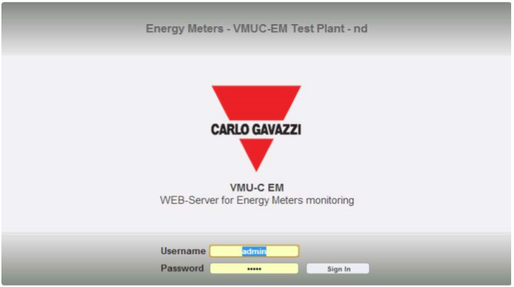 Carlo Gavazzi VMU-C EM