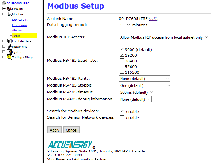 AcuLink 710 Data Push